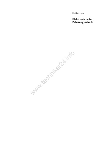 Elektronik in der Fahrzeugtechnik