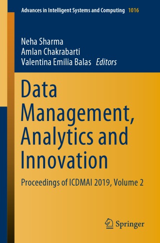 Data Management, Analytics and Innovation: Proceedings of ICDMAI 2019, Volume 2