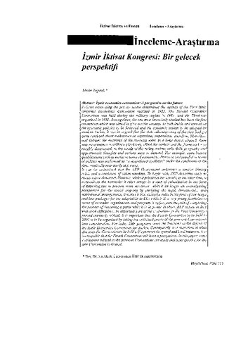 Izmir Iktisat Kongresi (Izmir Economic Convention)