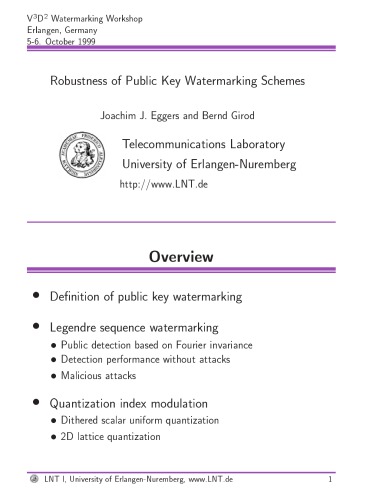 Robustness of Public Key Watermarking Schemes