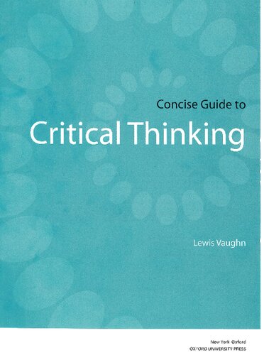 Concise Guide to Critical Thinking