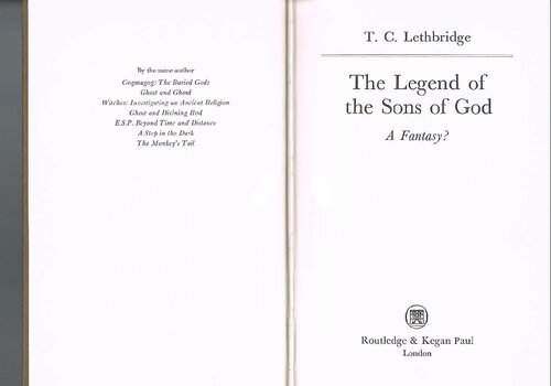 The Legend of the Sons of God: A Fantasy?