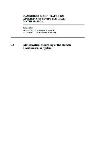 Mathematical modelling of the human cardiovascular system : data, numerical approximation, clinical applications