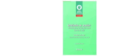 Intelecto en acción. Aristóteles y la filosofía como forma de vida