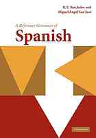 A reference grammar of Spanish