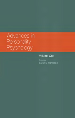 Advances in personality psychology