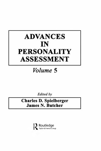Advances in personality assessment