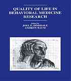 Quality of life in behavioral medicine research