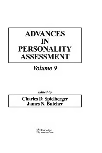 Advances in Personality Assessment : Volume 9