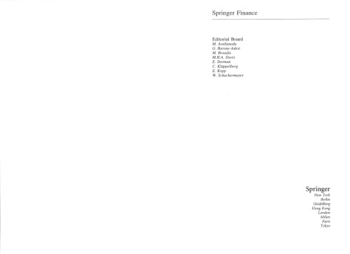 Stochastic Calculus for Finance I (The Binomial Asset Pricing Model)