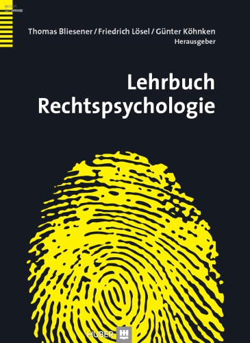 Lehrbuch der Rechtspsychologie