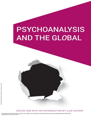 Psychoanalysis and the Global