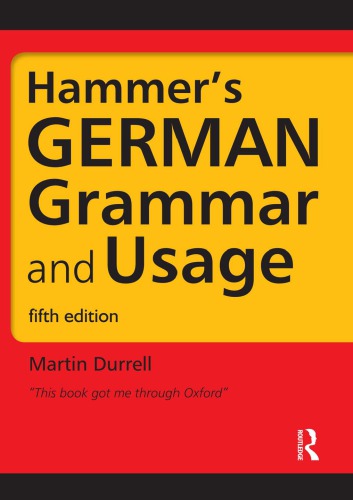 Hammer's German grammar and usage