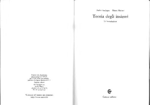 Teoria degli insiemi