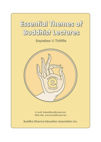 Essential Themes of Buddhist Lectures