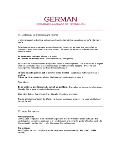 German lll. Germanic Language of 128 million