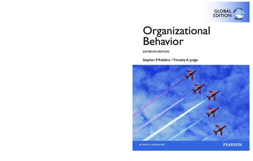 Organizational Behaviour, Global Edition
