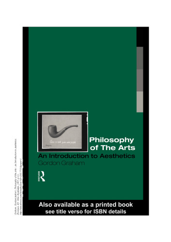 Philosophy of the Arts: An Introduction to Aesthetics 