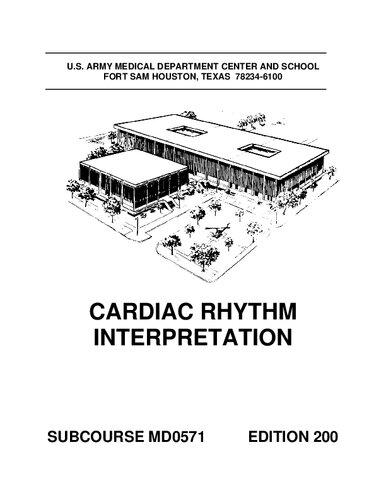 Cardiac Rhythm Interpretation MD0571