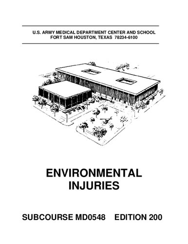 Environmental Injuries MD0548