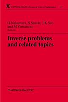 Inverse problems and related topics