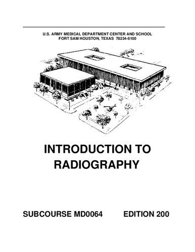 Introduction to Radiography MD0064