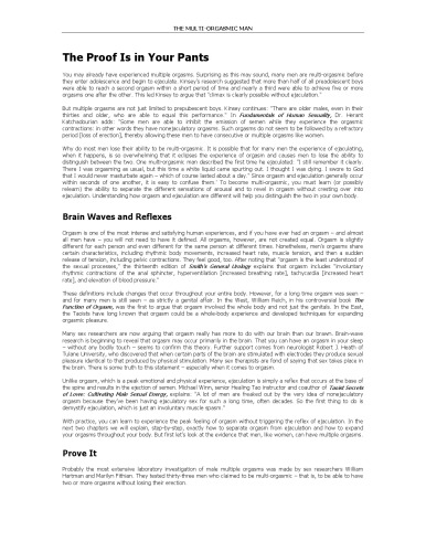 KamaSutra Tantra - The Multi-Orgasmic Man