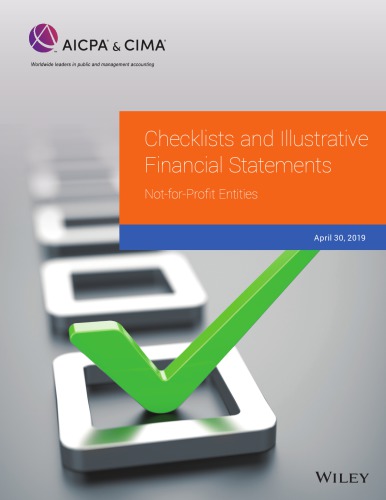Checklists and Illustrative Financial Statements : Not-For-Profit Entities