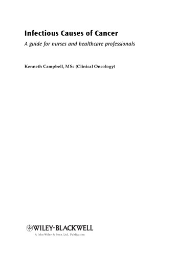 Infectious causes of cancer : a guide for nurses and healthcare professionals
