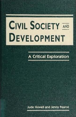 Civil Society and Development: A Critical Exploration