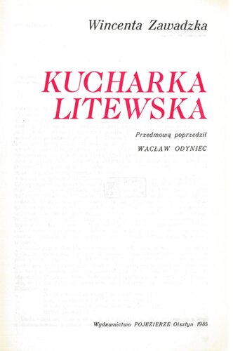 Kucharka litewska
