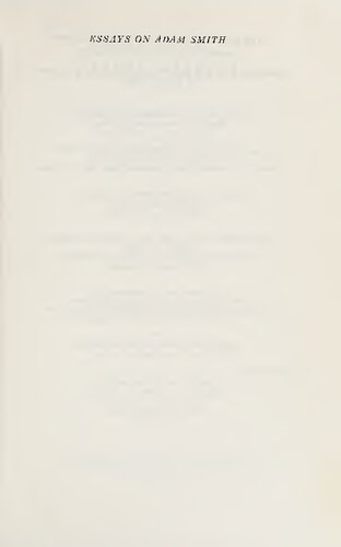 Essays on Adam Smith