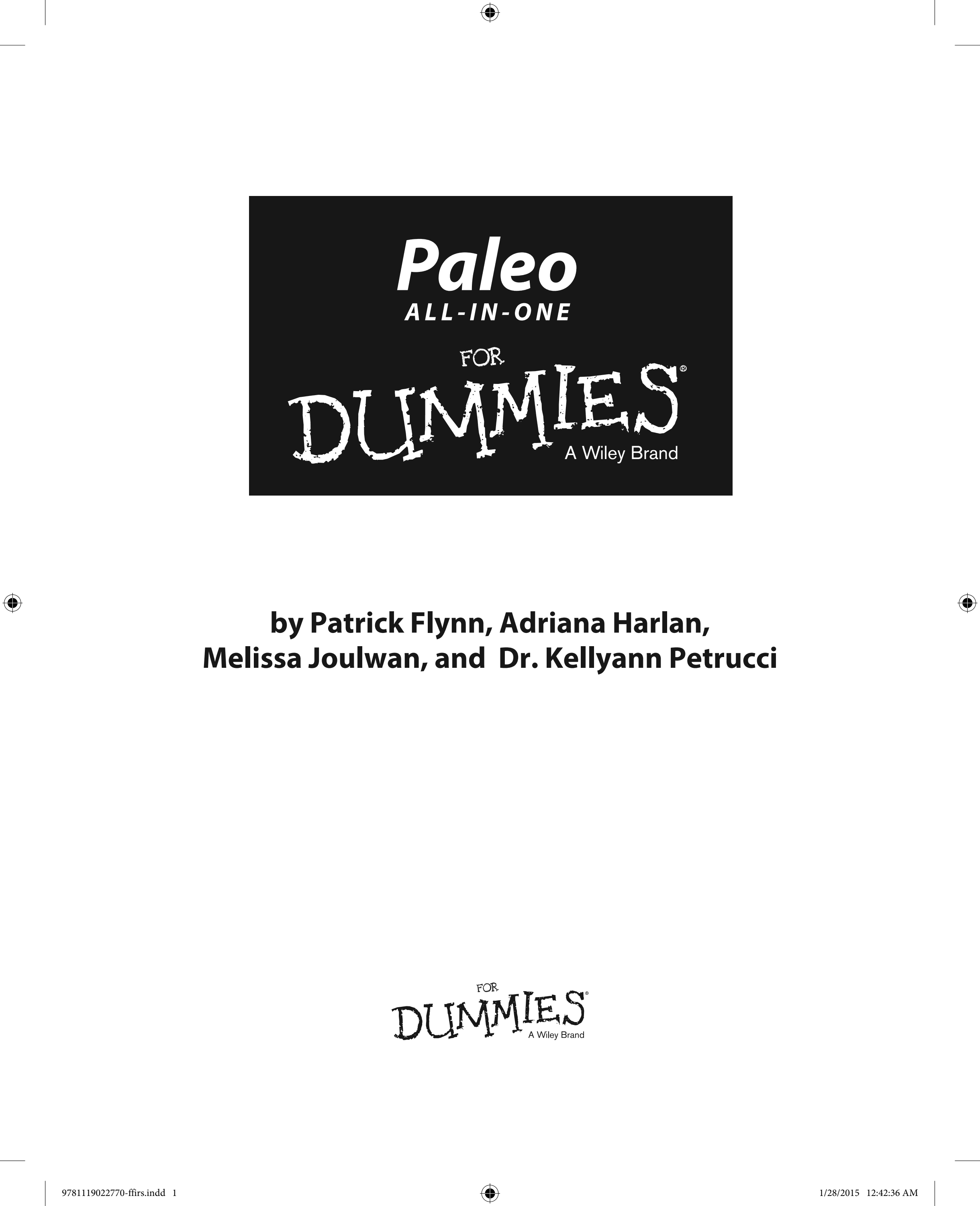 Paleo All-In-One For Dummies