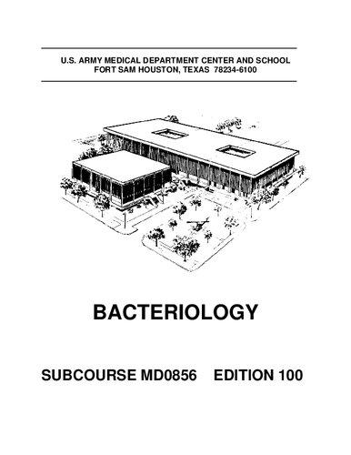 Bacteriology MD0856
