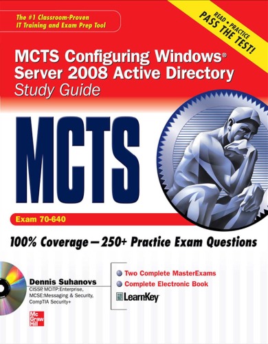 MCTS Windows Server 2008 Active Directory Services Study Guide 