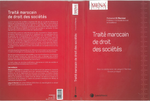Traite de Droit Marocain des Societes