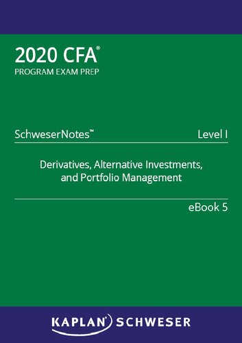 CFA 2020 - Level 1 SchweserNotes Book 5