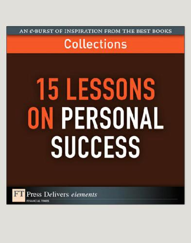 15 lessons on personal success