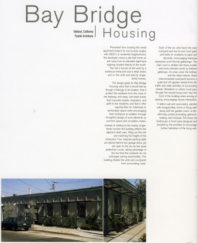 Multi family housing. The art of sharing