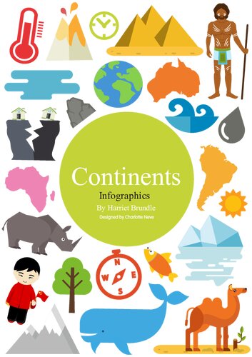Continents Infographics