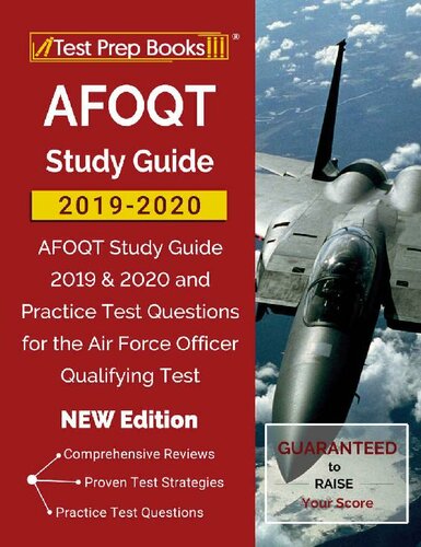 AFOQT Study Guide 2019-2020: AFOQT Study Guide 2019 & 2020 and Practice Test Questions for the Air Force Officer Qualifying Test [NEW Edition]