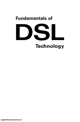 Fundamentals of DSL Technology