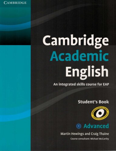 Cambridge Academic English C1 Advanced Teacher's Book: An Integrated Skills Course for EAP