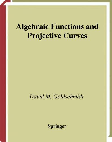 Algebraic Functions and Projective Curves