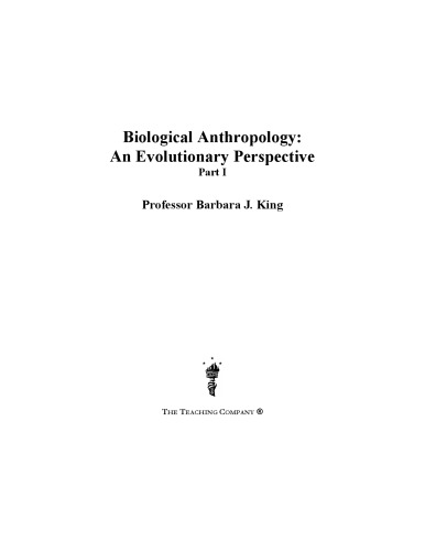 Biological anthropology : an evolutionary perspective