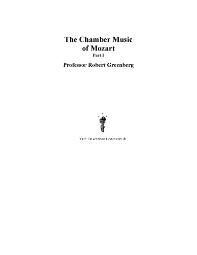 The chamber music of Mozart