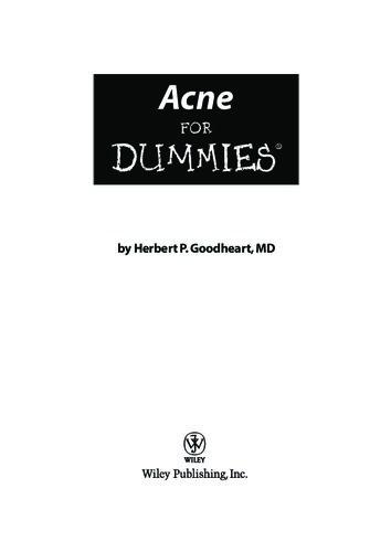 Acne for Dummies