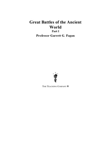 Great battles of the ancient world