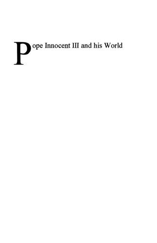 Pope Innocent III and his World