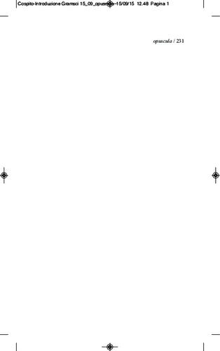 Introduzione a Gramsci